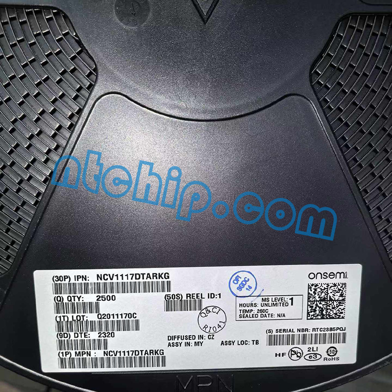 Onsemi NCV1117DTARKG original reel label