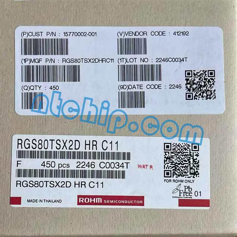 ROHM Semiconductor RGS80TSX2DHRC11 original package label