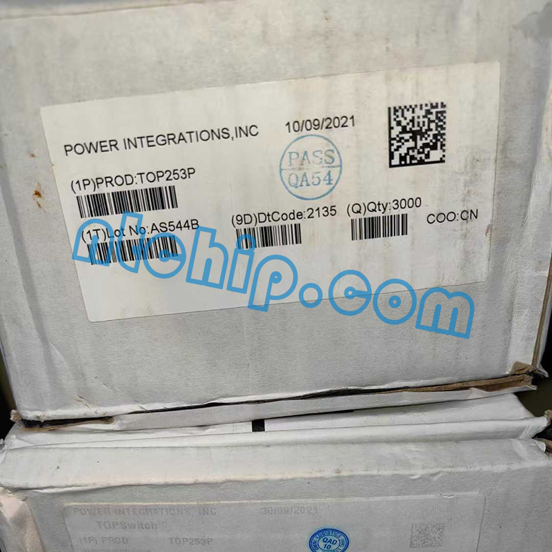 Power Integrations TOP253PN original package label