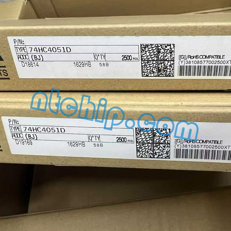 Toshiba Semiconductor 74HC4051D Package Label 