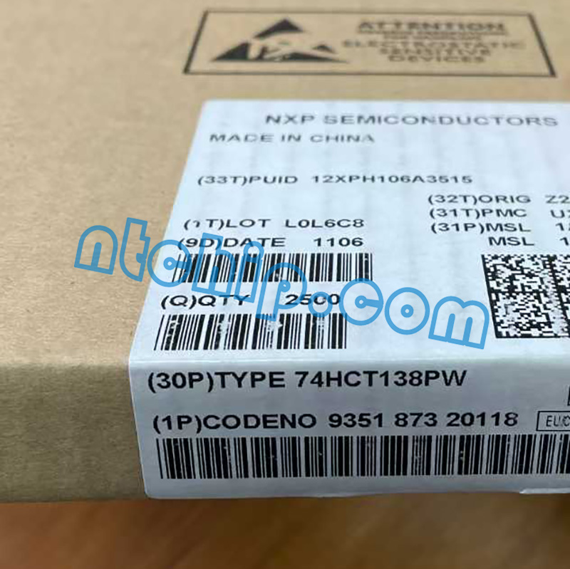 NXP Semiconductors 74HCT138PW,118 Package Label NXP Semiconductors 74HCT138PW,118 Package Label