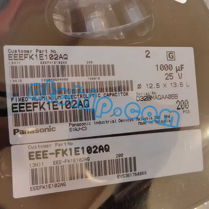 Panasonic EEE-FK1E102AQ Original Reel Label