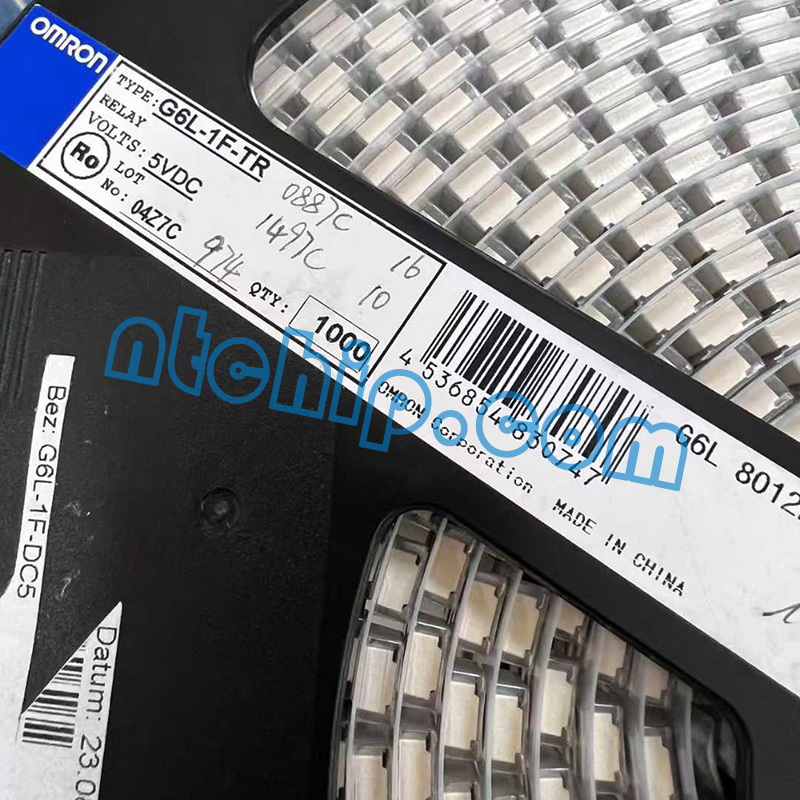 Omron G6L-1F-TR DC5 Original Reel Label Omron G6L-1F-TR DC5 Original Reel Label