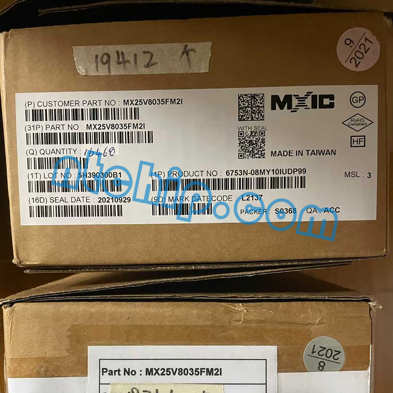 Macronix MX25V8035FM2I Box's Label Picture