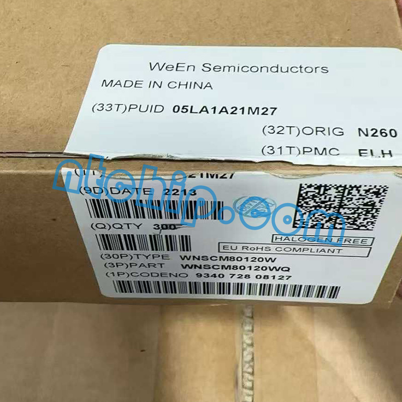 WeEn Semiconductors WNSCM80120WQ Package Original Label WeEn Semiconductors WNSCM80120WQ Package Original Label