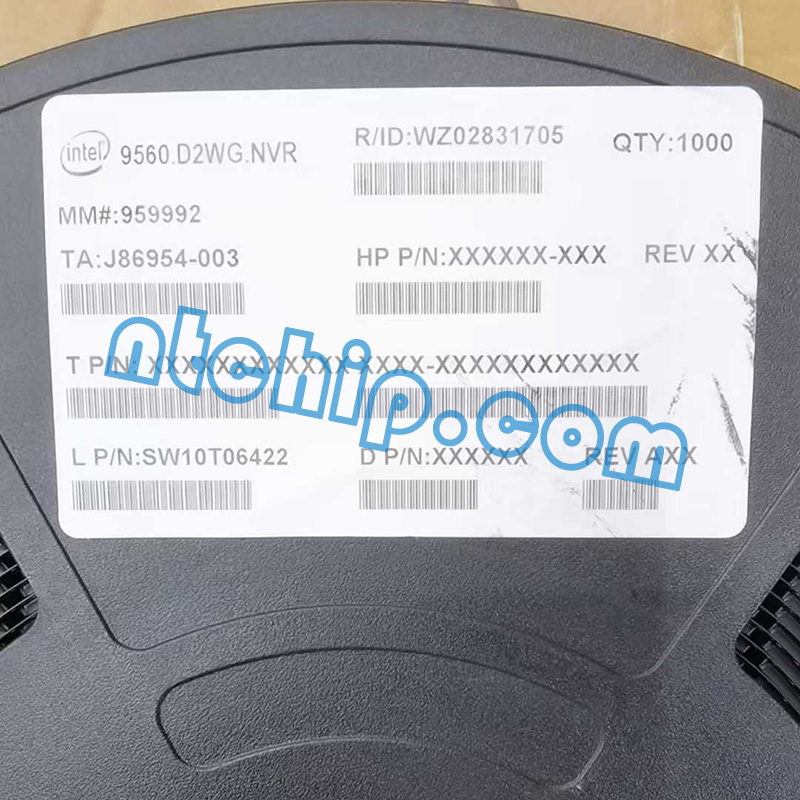 Intel 9560.D2WG.NVR Original Reel Label