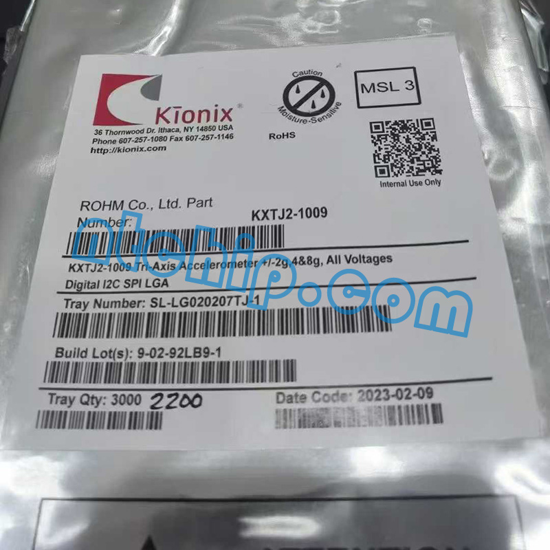 Kionix KXTJ2-1009 package label