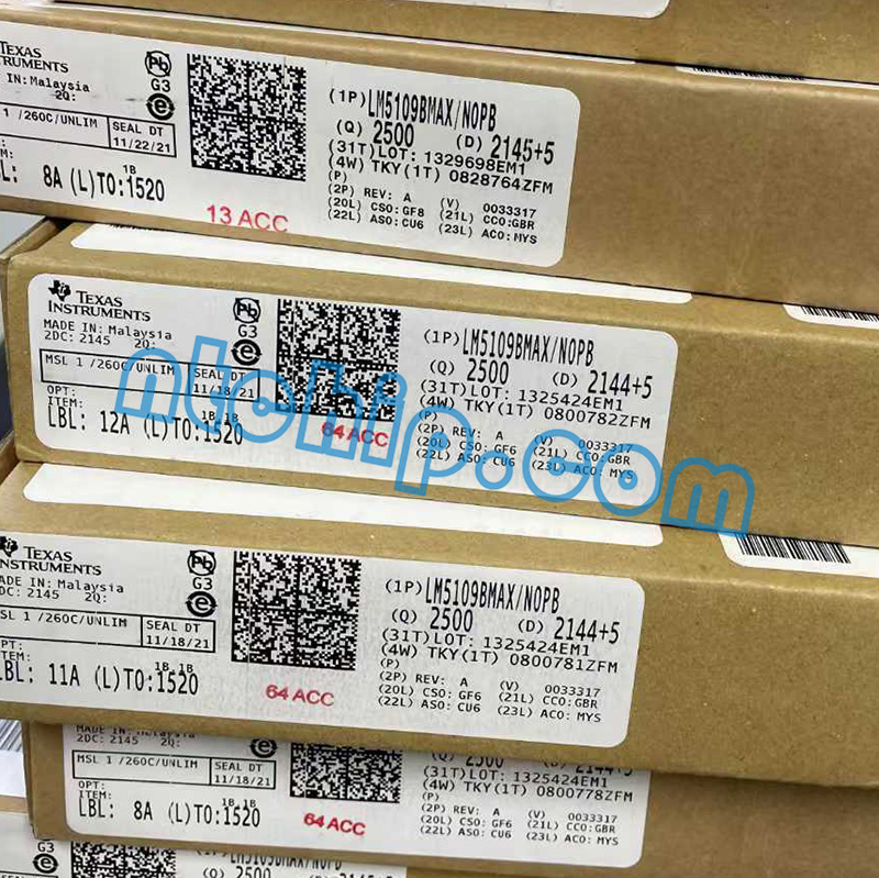Texas Instruments LM5109BMAX/NOPB box's label