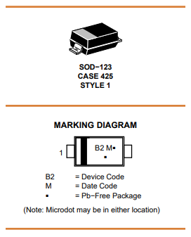 onsemi MBR0520LT1G package and marking information onsemi MBR0520LT1G package and marking information