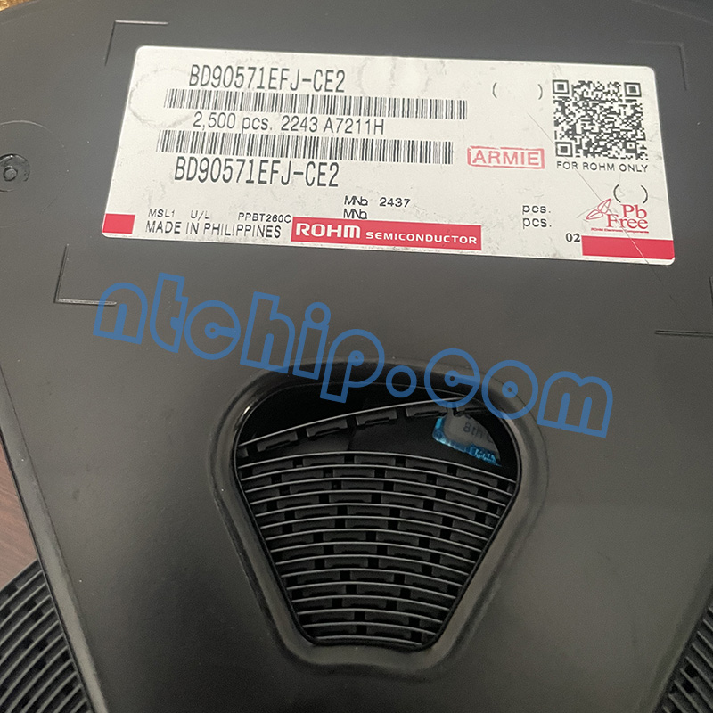 Rohm Semiconductor BD90571EFJ-CE2 reel label Rohm Semiconductor BD90571EFJ-CE2 reel label