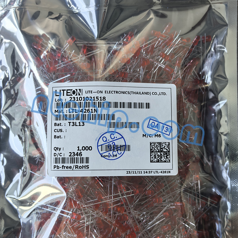 Lite-On Inc. LTL-4261N package label
