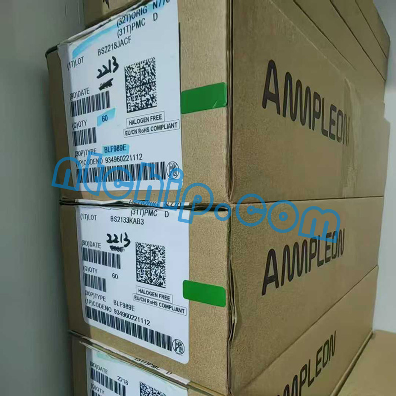 Ampleon BLF989E original package label