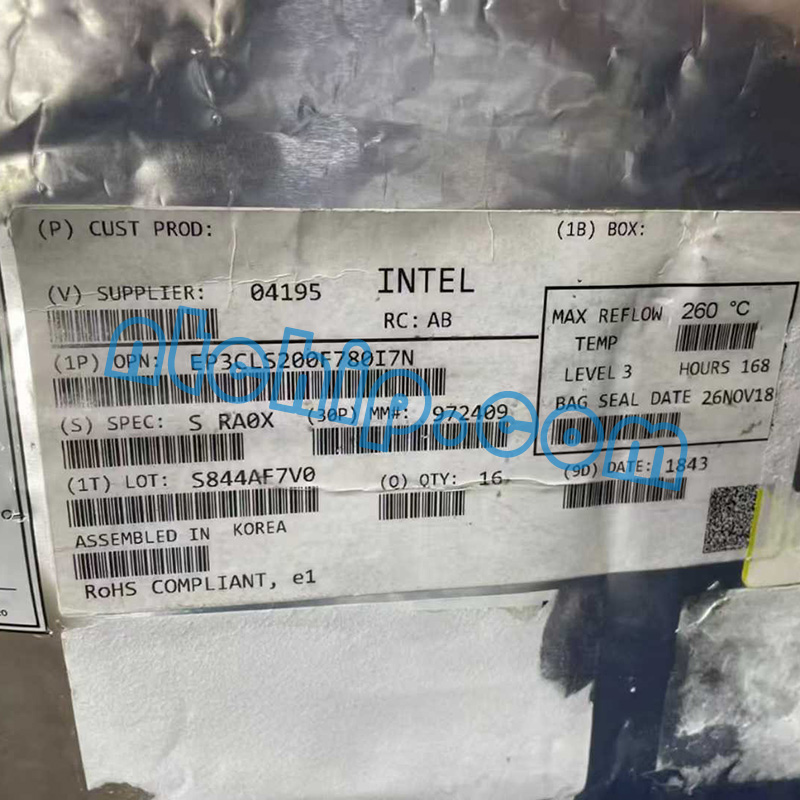 ALTERA EP3CLS200F780I7N original package label