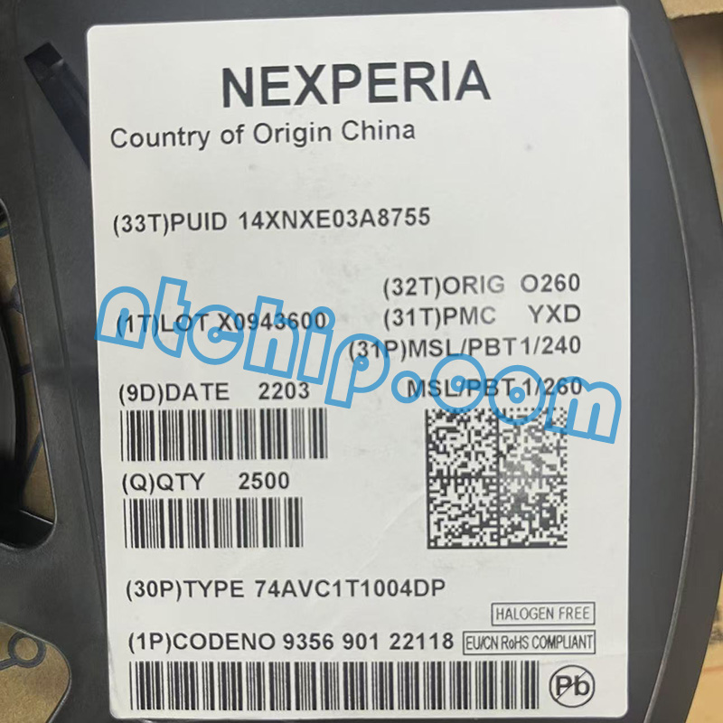 Nexperia 74AVC1T1004DP original reel label