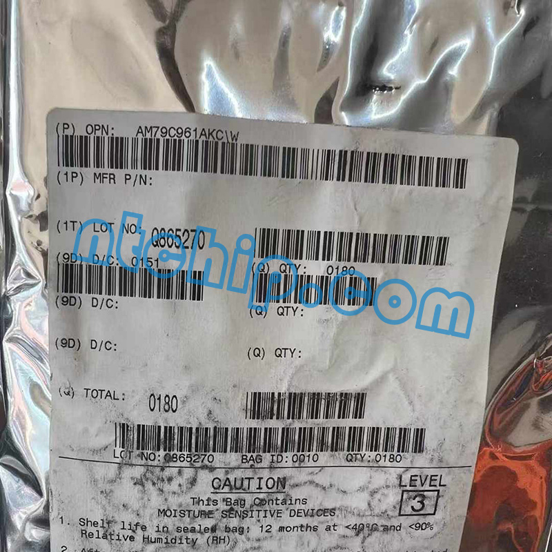 AMD AM79C961AKC/W original package label