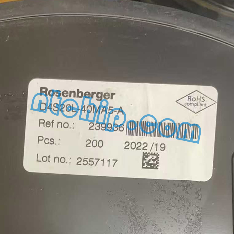 Rosenberger D4S20L-40MA5-A original package label