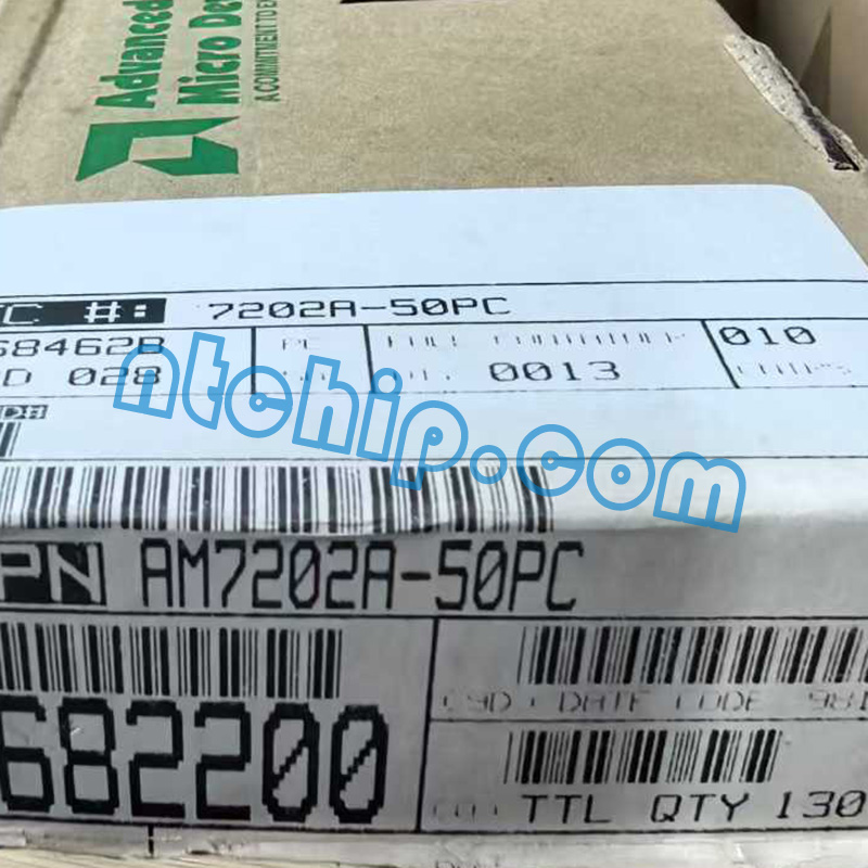 AMD AM7202A-50PC original package label AMD AM7202A-50PC original package label