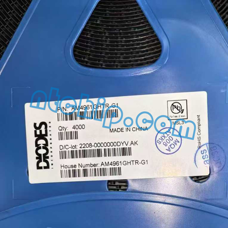 Diodes Incorporated AM4961GHTR-G1 original reel label