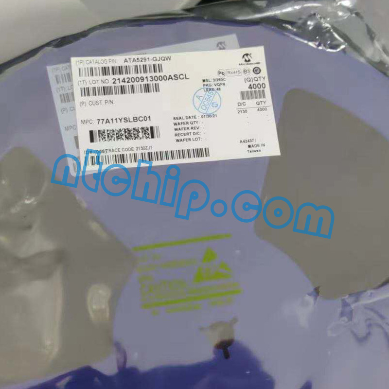 Microchip Technology ATA5291-GJQW original reel label