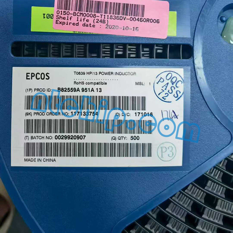 TDK Corporation B82559A951A13 original reel label