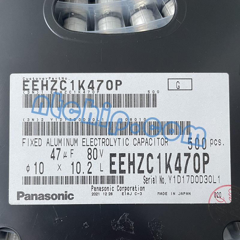 Panasonic EEHZC1K470P original label
