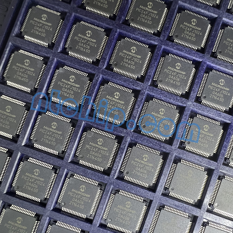 Microchip Technology PIC24FJ1024GA606-I/PT microcontroller chip