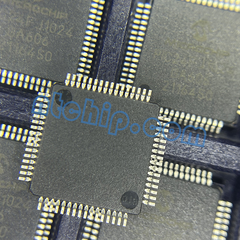 Microchip Technology PIC24FJ1024GA606-I/PT part bottom