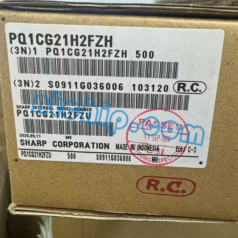 Sharp Microelectronics PQ1CG21H2FZH original package label