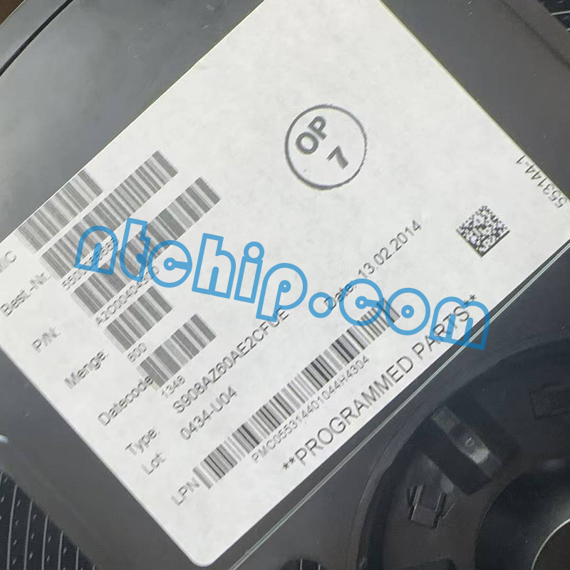 NXP Semiconductors S908AZ60AE2CFUE original reel label