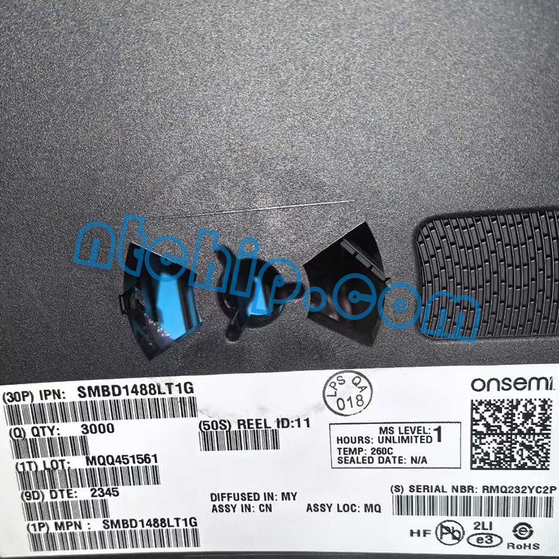 ON Semiconductor SMBD1488LT1G original reel label