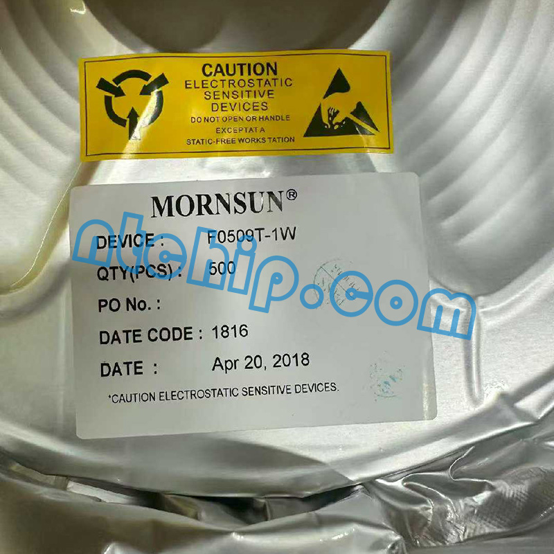 Mornsun F0509T-1WR3 original package label