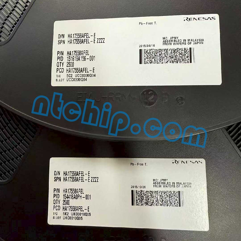 Renesas Electronics Corporation HA17558AFEL-E original reel label