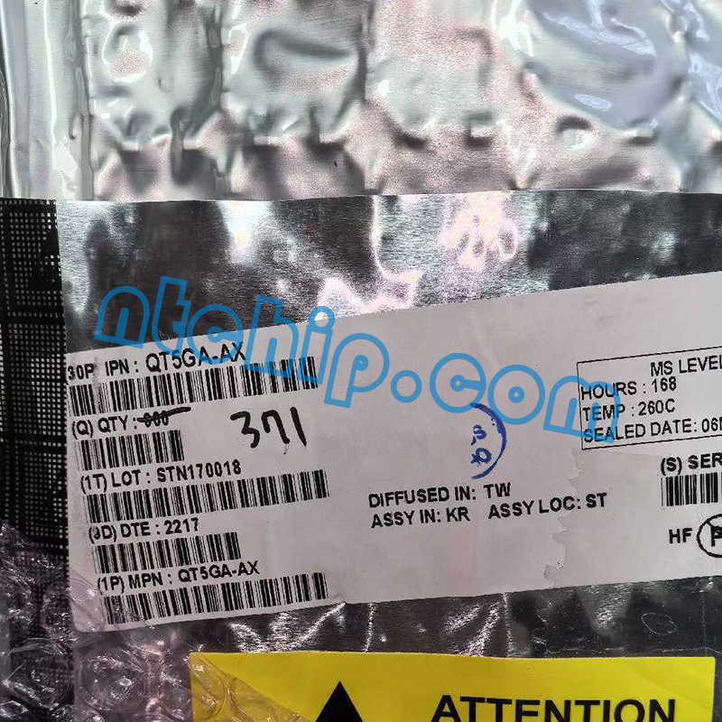 onsemi QT5GA-AX original package label