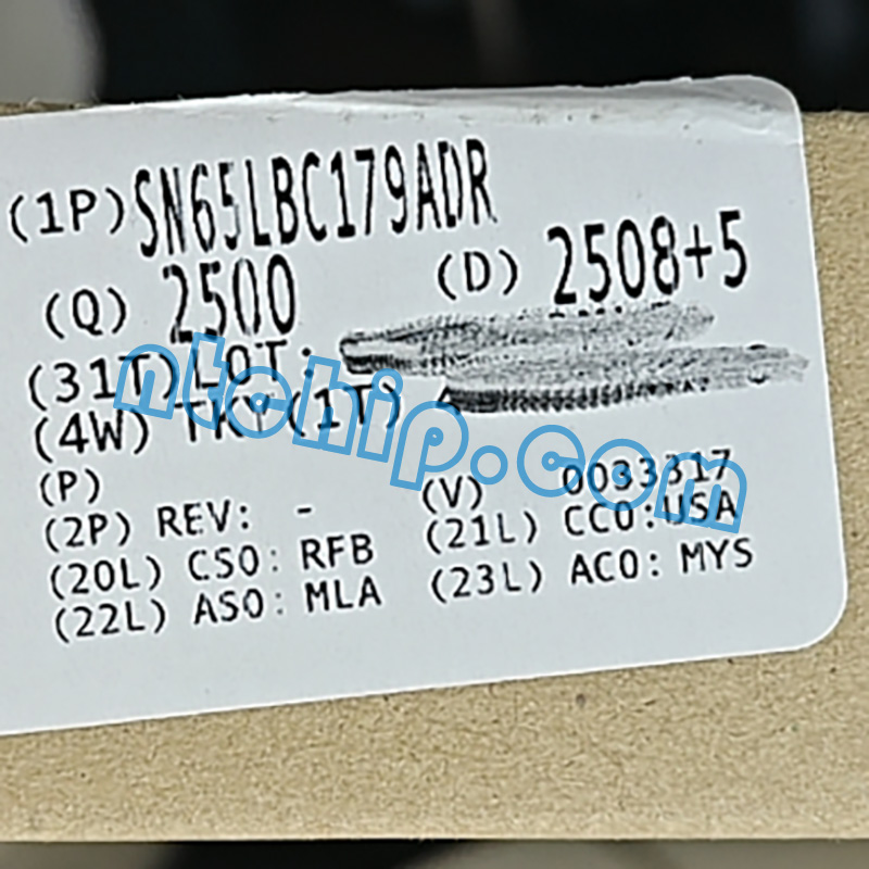 Texas Instruments SN65LBC179ADR original package label