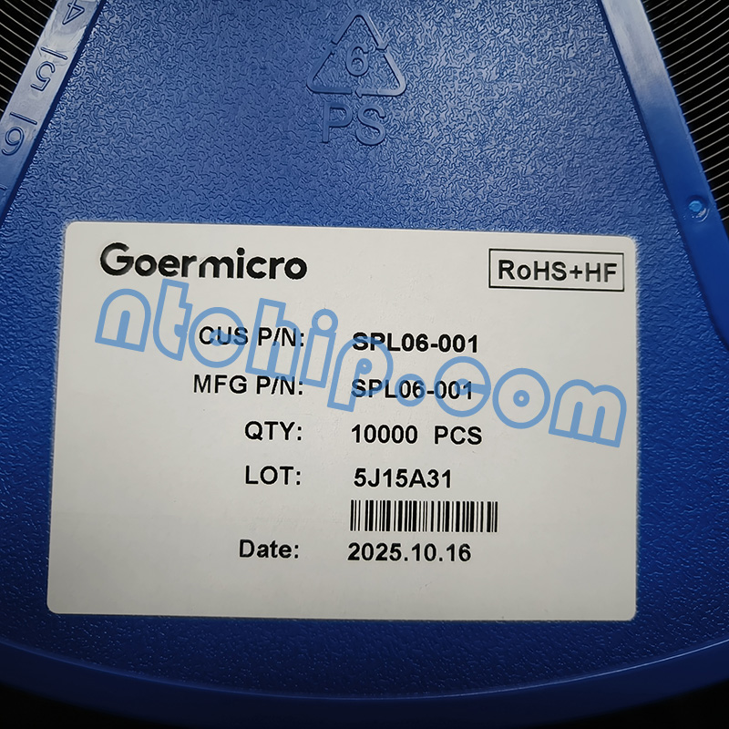 Goertek Microelectronics SPL06-001 original reel label