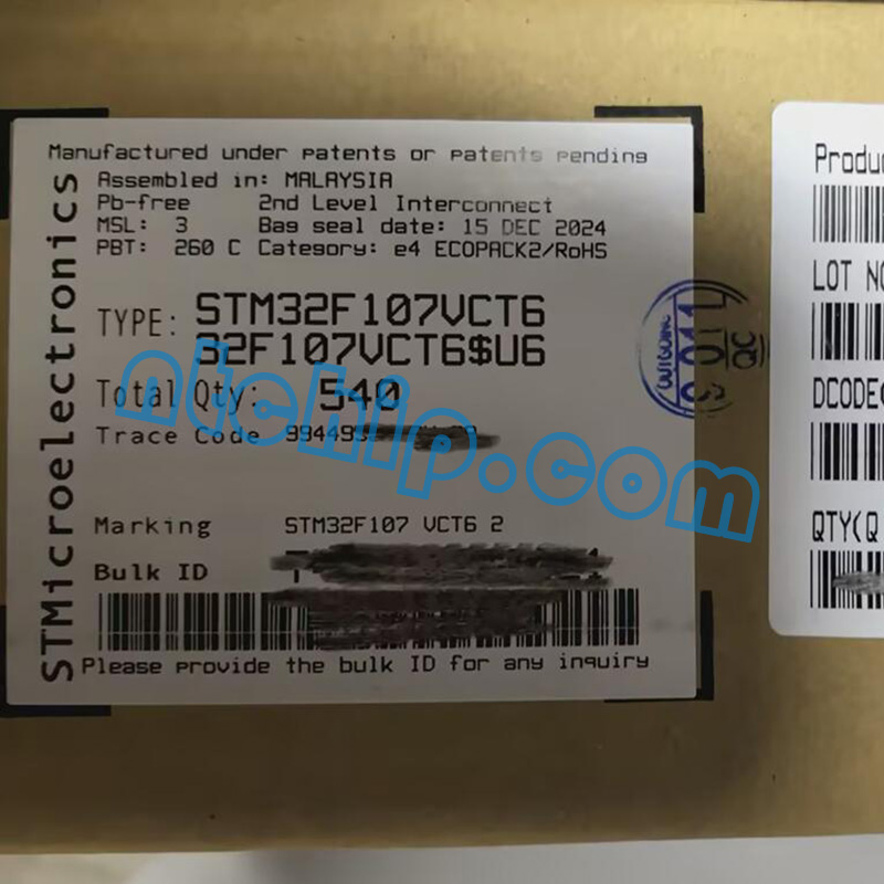 STMicroelectronics STM32F107VCT6 microcontroller IC