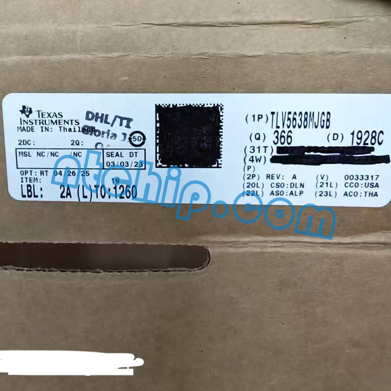 Texas Instruments TLV5638MJGB original package label