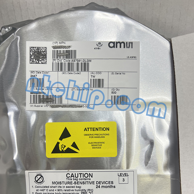 ams OSRAM AS7341-DLGM original package label