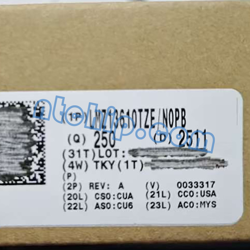 Texas Instruments LMZ13610TZE/NOPB original package label