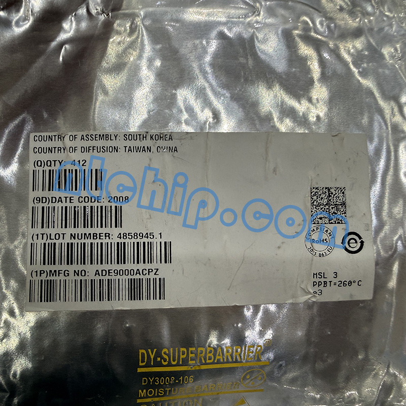 Analog Devices Inc. ADE9000ACPZ original reel label