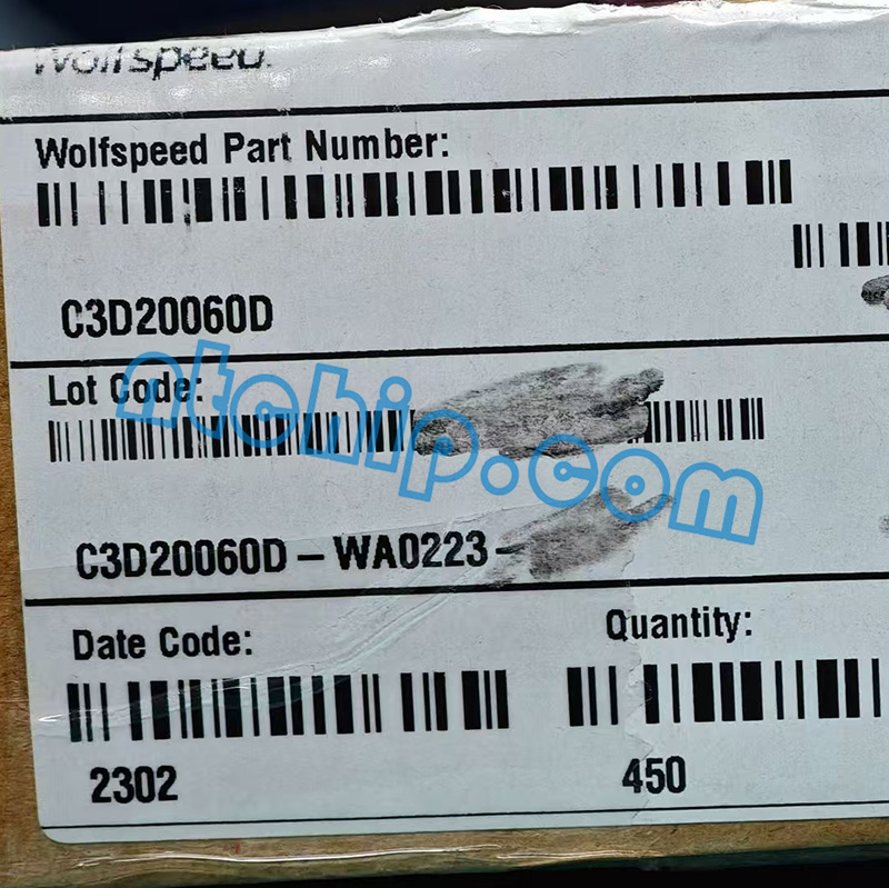 Wolfspeed C3D20060D original package label