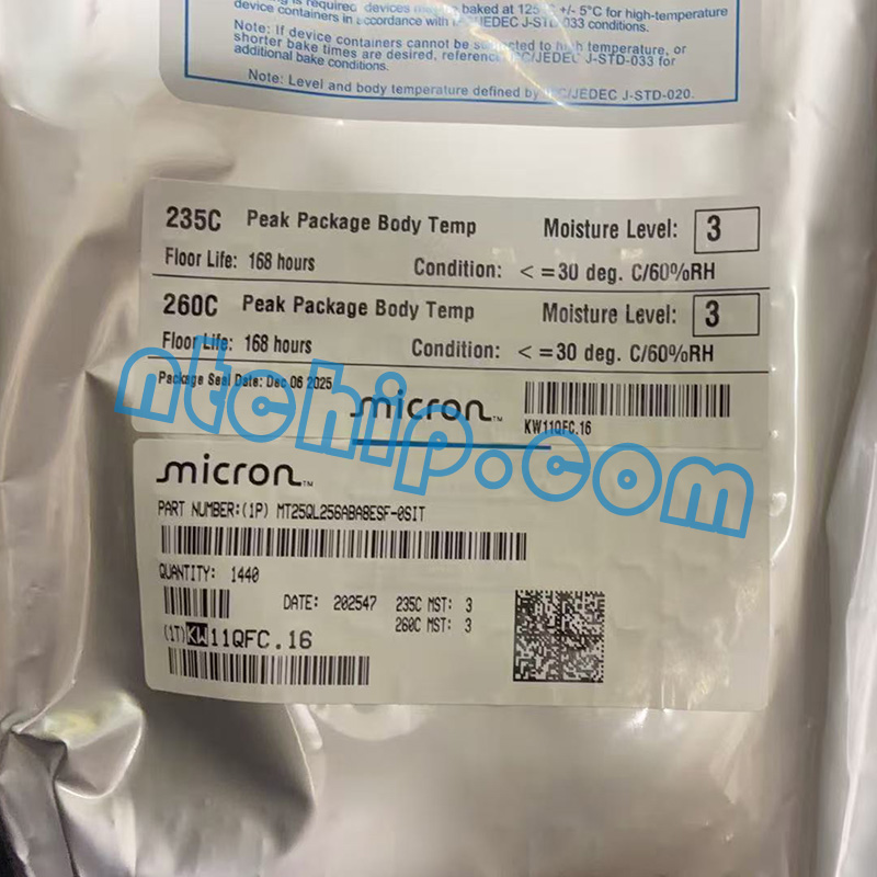 Micron Technology MT25QL256ABA8ESF-0SIT memory IC package 