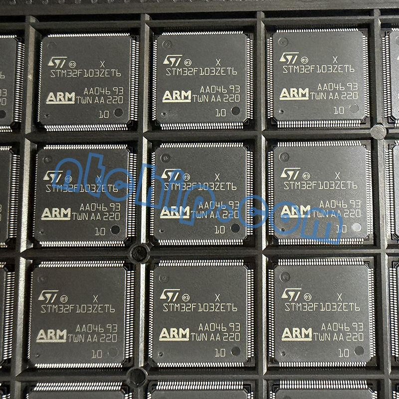 STMicroelectronics STM32F103ZET6 microcontroller IC STMicroelectronics STM32F103ZET6 microcontroller IC