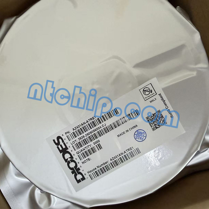 Diodes Incorporated AZ431AN-ATRE1 original reel label