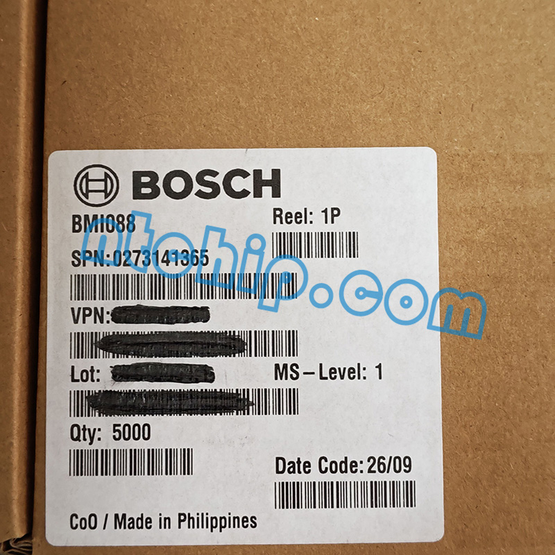 Bosch Sensortec BMI088 original package label