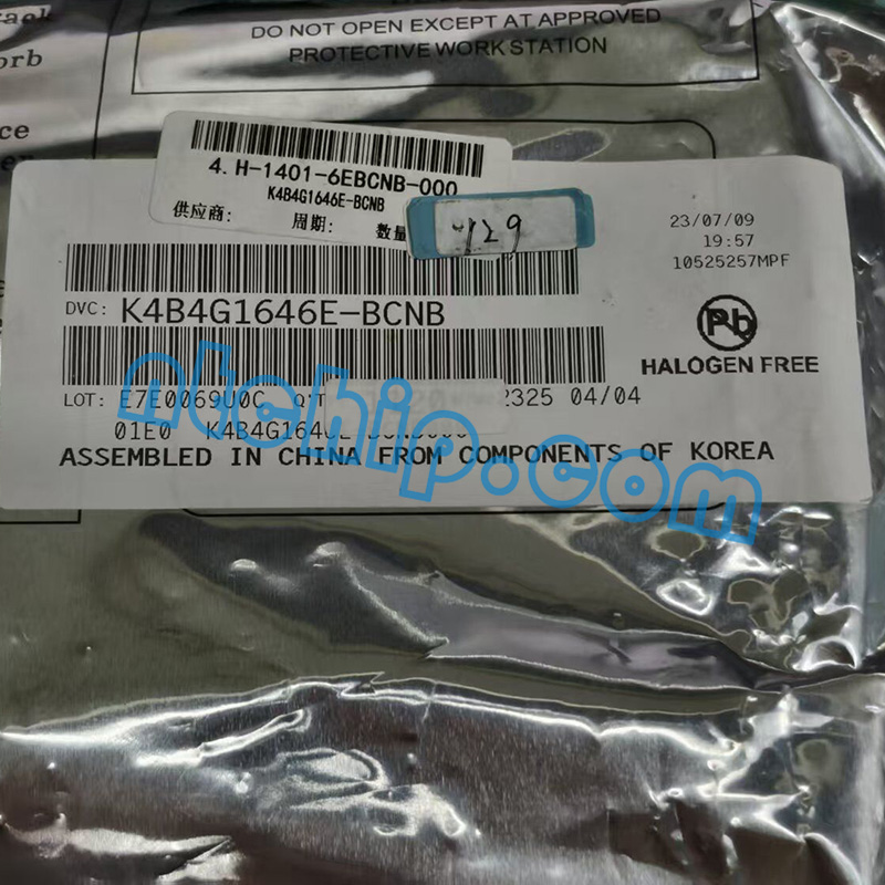 Samsung Semiconductor K4B4G1646E-BCNB original package label