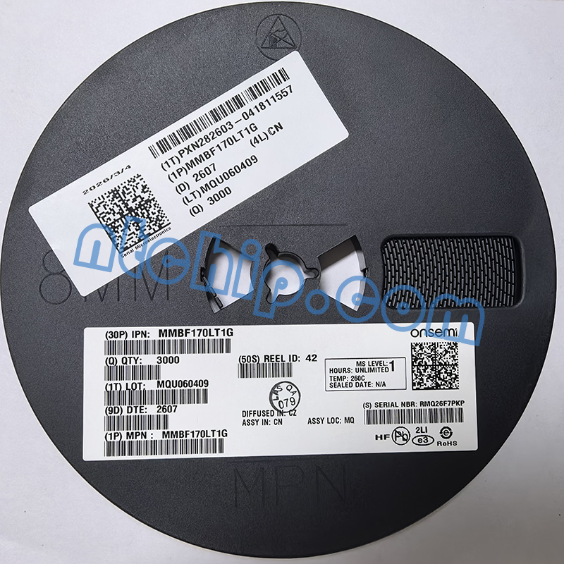 onsemi MMBF170LT1G original reel label