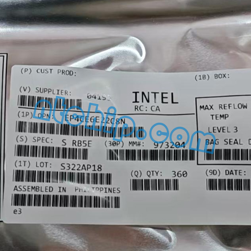 Altera EP4CE6E22C8N original package label