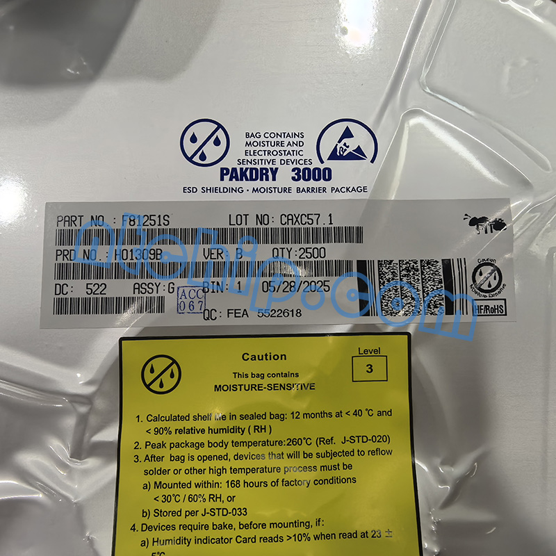 Fintek F81251S electronic part label