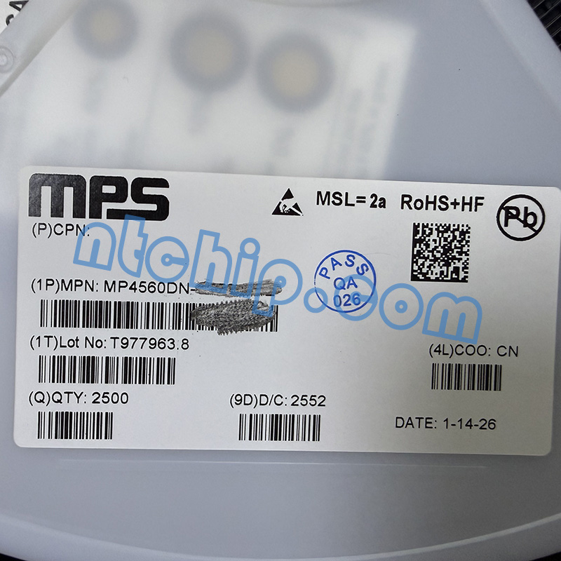 MPS (Monolithic Power Systems) MP4560DN-LF-Z original reel label
